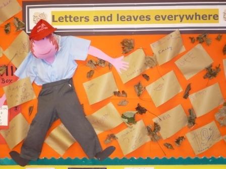 Display Board - Letters & Leaves Everywhere